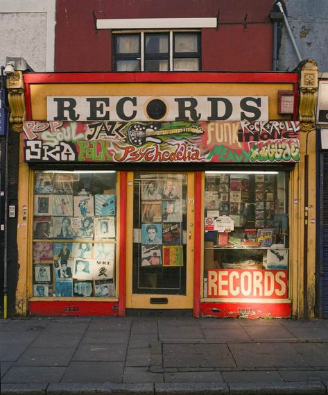 British Journal Of Photography, British Culture, Shop Facade, Social Realism, London Poster, London Aesthetic, Vintage Poster Design, London Photographer, Study Photography