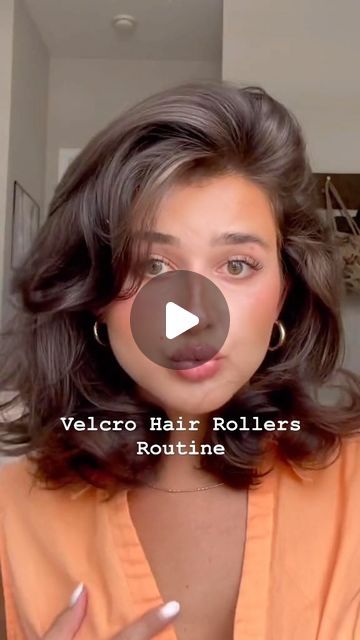 Roller Patterns Hair, Hair Rollers Short Hair Vintage, What To Use Instead Of Hair Rollers, Curled Hairstyles For Shoulder Length, How To Curl Hair Using Rollers, Medium Hair Rollers Hairstyles, Mid Length Hair Curlers, How To Do A Blow Out With Hair Rollers, Wavy Hair With Rollers