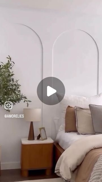 Cyndy & Roger ||  DIY & Design on Instagram: "Make this gorgeous arched accent wall.  So easy to do!

Follow, Like, and Comment for more DIY inspirations!

#arch #archaccentwall #accentwall #diyer #dıy #diyhomeprojects #diyhomedecor #diyideas #diyhome" Like And Comment, Diy Inspiration, Diy Design, Accent Wall, Diy Home Decor, Home Diy, Arch, Wall, On Instagram