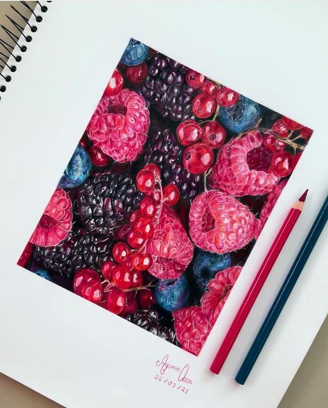 Berries Drawing, Eat Vegetables, For Kids, Pencil, Drawings