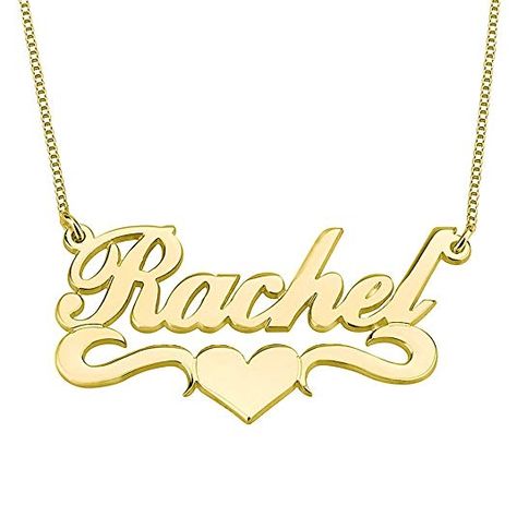 Amazon.com: HACOOL Personalized Name Necklace Pendants in 18K Gold Plated Custom Made with Any Name 18" Chain (Golden): Jewelry Pet Memorial Necklace, Meaningful Necklace, Memorial Pendant, Cuff Bracelets Handmade, Urn Pendant, Urn Jewelry, Sterling Silver Rings Set, Necklace Pendants, Initial Pendant Necklace