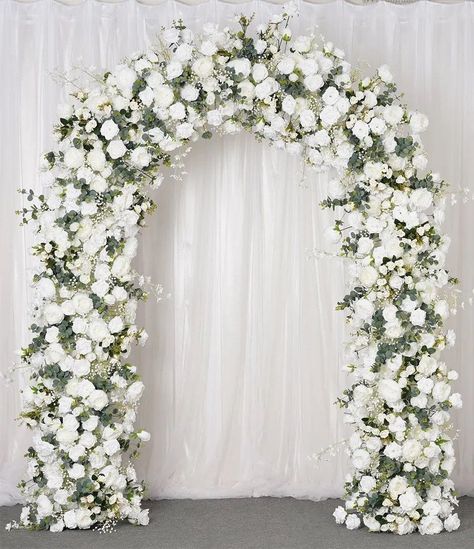 Looking for inspiration for your big day? Check out these stunning wedding arch ideas that will make your ceremony unforgettable. From rustic to modern designs, these wedding arches will add the perfect touch to your special day. Say "I do" under a beautiful wedding arch that suits your style. Square Flower Arch Wedding, White Flower Arch Wedding Outdoor, White Rose Arch Wedding, White Wedding Arch Ideas, Fake Flower Arch, Wedding Arches With Flowers, Rose Arch Wedding, White Floral Wedding Arch, White Arch Wedding