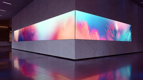 Collide – synaesthetic art installation on Behance Digital Art Installation, Abstract Visuals, Interaktives Design, Light Art Installation, Led Video Wall, Immersive Art, Generative Design, Interactive Installation, Video Wall