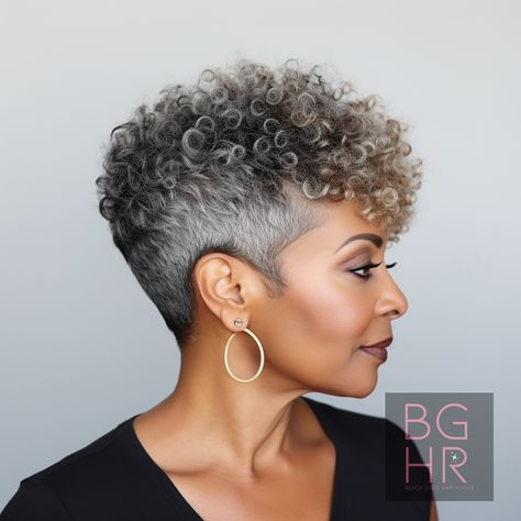 Chic Pixie Cuts for Older Black Women | Timeless & Elegant Hair Inspiration – Black Girls Hair Rocks Black Women Hair Natural, Pixie Hairstyles Black Women, Natural Hair Short Hairstyles, Black Girls Hair, Black Weaves, Bold Haircuts, Relaxed Hairstyles, Grey Hairstyles, Short Natural Haircuts