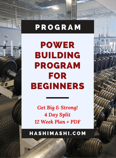 Power Rack Workout Routine, Powerbuilding Women, Power Building Program, Power Training Workout, Olympic Lifting Program, Beginner Powerlifting Program, Powerbuilding Program, Weightlifting Program, Workout Charts