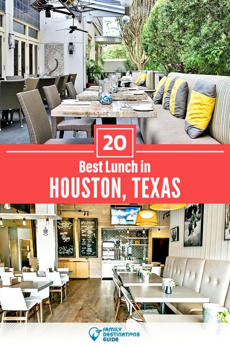 Best Lunch in Houston, TX — 20 Top Places! Houston Travel, Houston Galleria, Lunch Places, Houston Restaurants, Brisket Sandwich, Tapas Restaurant, Cozy Restaurant, Casual Restaurants, Downtown Houston