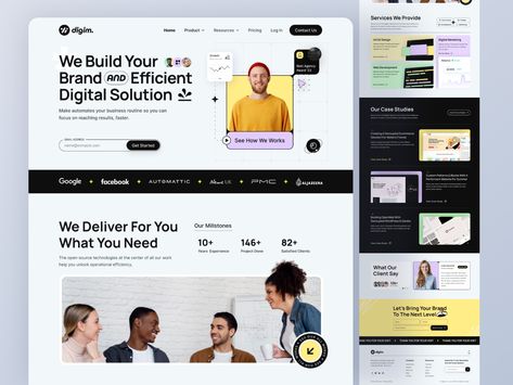 Digital Marketing Agency Website, Marketing Agency Website, Agency Website Design, Agency Website, Growth Strategy, Blog Tools, Landing Page Design, Design Website, Digital Marketing Agency