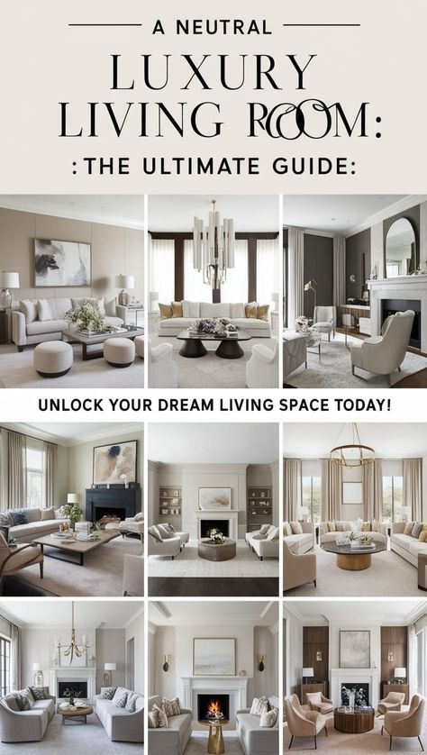 Your Ultimate Guide to a Neutral Luxury Living Room


Dive into our ultimate guide for designing your dream neutral luxury living room! Packed with inspiration, stylish ideas, and practical tips, create a stunning and serene space that reflects your taste. Save this for your home decor journey!

#NeutralLuxury #LivingRoomGoals #HomeDecorInspiration Formal Living Room Inspiration, Formal Living Room Furniture, Plush Rugs, Minimalist Coffee Table, Neutral Furniture, Formal Living Room, Living Room Goals, Sophisticated Decor, Elegant Wall Art