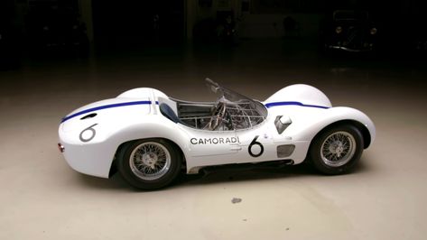 Maserati Birdcage, Jay Leno Garage, Classic Racing Cars, Carroll Shelby, Racing Photos, Vintage Race Car, Car Guys, Vintage Racing, Go Kart