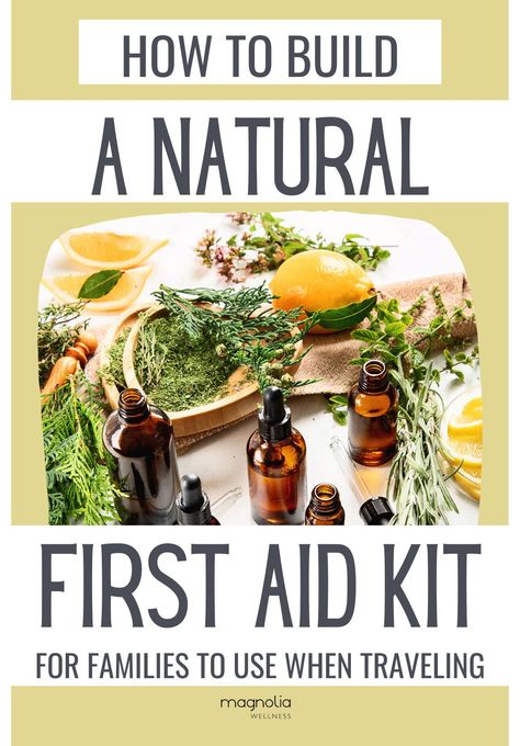 Are you looking to put together a natural first aid kit for this summer? Take a look at my natural first aid kit checklist with natural remedies to help calm skin rashes, protect against sunburn, and treat all those summer nasties like bites, hives and headaches. The essential DIY first aid kit for car road trips or camping with kids and dogs. Magnolia Wellness OC | Holistic & Natural healing and TCM Chinese Herbal Medicine Remedies, First Aid Kit For Car, Natural First Aid Kit, Insect Repellent Essential Oils, First Aid Kit Checklist, Summer Road Trips, Diy First Aid Kit, Camping First Aid Kit, Medicine Kit