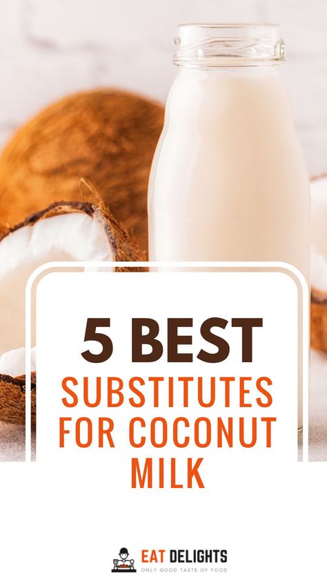 Coconut milk is also an excellent substitute for dairy milk or cream in many recipes.Thanks to its versatility and creamy texture, it’s been used for hundreds of years in Southeast Asian cuisine.If you have allergies to dairy, then it would be the perfect substitute for you.But on the downside, some people have an allergy to or do not like coconut milk.If you’re one of those, then worry not because we have compiled 5 of the best substitutes for coconut milk. Substitute For Coconut Milk, Coconut Milk Substitute, Milk Substitute, Organic Drinks, Seasoned Veggies, Cashew Milk, Rice Milk, Plant Based Milk, Grated Coconut