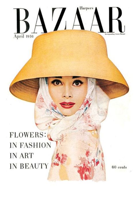 In honor of the late icon's birthday today. Harpers Bazaar Covers, Alexey Brodovitch, Audrey Hepburn Photos, Harpers Bazaar Magazine, Audrey Hepburn Style, Diana Vreeland, Fashion Magazine Cover, Hepburn Style, Richard Avedon