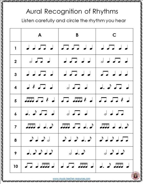 Music Rhythm Worksheets, Free Music Theory Worksheets, Free Music Worksheets, Rhythm Worksheets, Music Math, Rhythm Activities, Music Theory Worksheets, Music Study, Music Teaching Resources