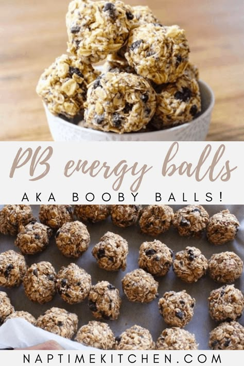 Nursing Energy Balls, Freezer Protein Balls, Protein Balls Freezer, Protein Balls Lactation, Breastfeeding Oatmeal Balls, Nursing Protein Balls, Protein Pb Balls, Lactation Power Balls, Oatmeal Balls For Breastfeeding