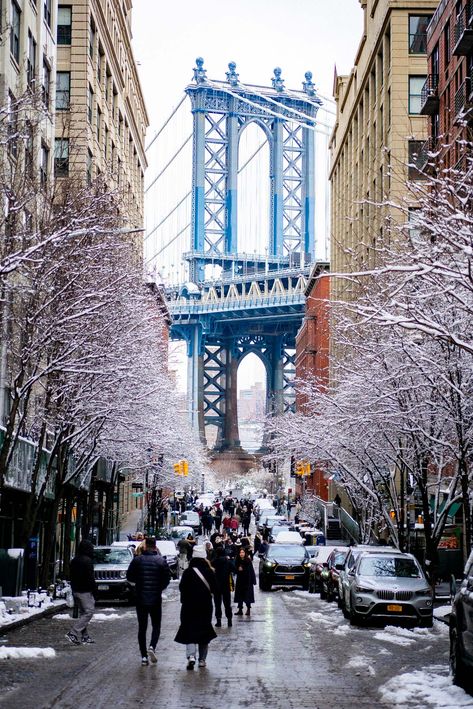 20 TOP-NOTCH Things to Do in DUMBO, Brooklyn (Helpful Guide) Things To Do In Dumbo Brooklyn, Dumbo Brooklyn, Dumbo Nyc, New York City Christmas, Pedestrian Walkway, Nyc Christmas, Brooklyn Bridge Park, Manhattan Bridge, East River