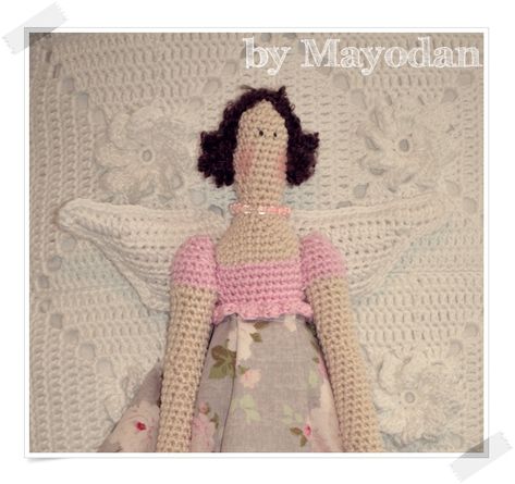 Tildaengel gehäkelt - Mayodans Blog Sewing Diy, Garden Crafts, Crochet Dolls, Home Garden, Crochet Hats, Amigurumi, Dolls, Sewing, Crochet