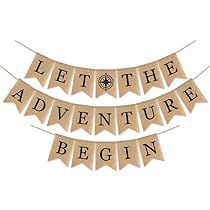 Mantle Fireplace, Gold Glitter Banner, Travel Baby Showers, Travel Party Theme, Adventure Baby Shower, Retirement Party Decorations, Let The Adventure Begin, Adventure Theme, Travel Theme Wedding