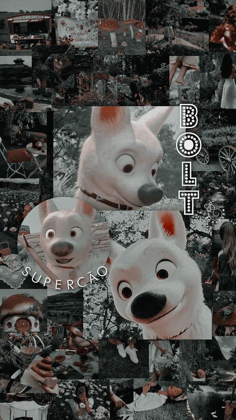 Bolt Wallpaper Iphone, Bolt Wallpaper, Bolt Dog, Bolt Disney, Cute Disney Characters, Disney Characters Wallpaper, Disney Collage, Disney Phone Wallpaper, Cartoon Character Pictures