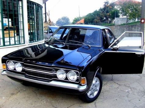 1970's Black Ford Cortina MK 3 with 1980's style RS alloy wheels.... COOL!!! Ford Cortina Mk3, Supernatural Impala, 1965 Buick Riviera, Ford Cortina, Aussie Muscle Cars, Lovely Car, Ford Capri, Cars Uk, Ford Shelby