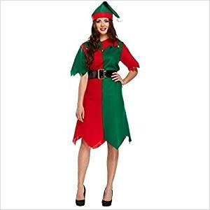 Adult Female Elf Costume Elf Fancy Dress, Enchanted Items, Fancy Dress Womens, Christmas Tree Costume, Elf Dress, Christmas Fancy Dress, Female Elf, Fancy Dress Party, Angel Costume