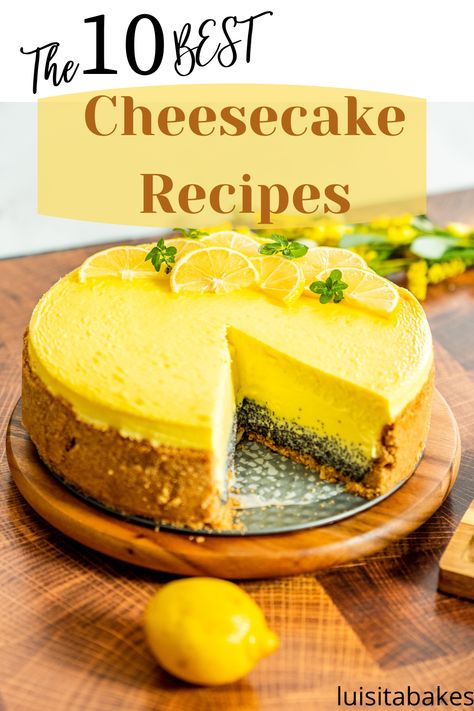 My personal tried and improved cheesecake recipe favorites! Kraft Cheesecake Recipes, Cheesecake Recipes Fancy, Spring Cheesecake Flavors, Unusual Cheesecake Recipes, Fun Cheesecake Flavors, Summer Cheesecake Flavors, Decadent Cheesecake Recipes, Best Cheesecake Flavors, Spring Cheesecake Recipes