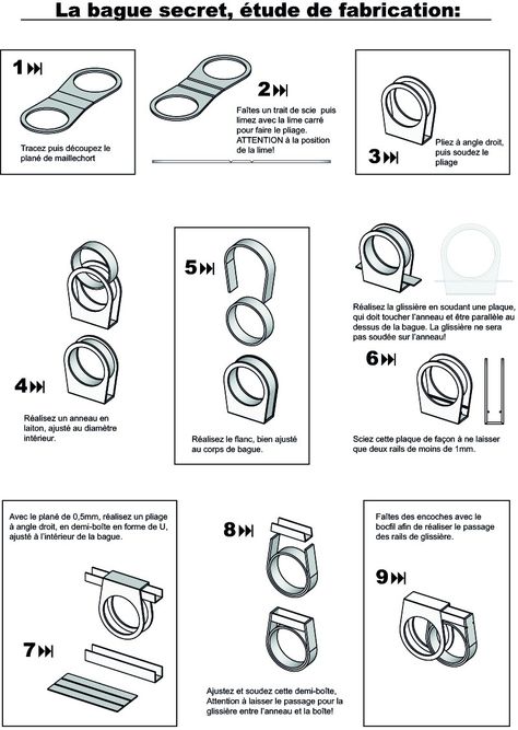 Ring Pattern Design, Hollow Form Ring, Hollow Form Jewelry, Secret Ring, Ring Template, Jewelry Template, Metal Jewelry Making, Hollow Ring, Secret Box