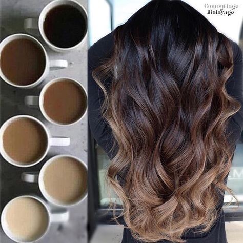 Sunday Mornings are for Coffee ☕️ Double Espresso ☕️ Dark Magic ☕️ Chocolate Cappuccino 🍩 Maple French Toast 🍁 Cinnamon Sticky Bun 🥮 French… Coffee Brown Hair, Balayage Hair Color Ideas, Balayage Hair Color, Balayage Blonde, Hair Color Light Brown, Brunette Balayage Hair, Brown Hair Balayage, Balayage Brunette, Brown Blonde Hair