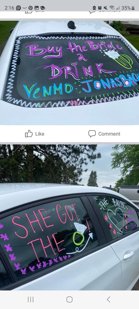 Bachelorette Writing On Car, Bach Car Writing, Bachelorette Party Car Window Paint, Bachelorette Party Ideas Cheap, Bachelorette Venmo On Car, Decorate Car For Bachelorette Party, Bachelorette Window Paint Ideas, Bachelorette Car Window Paint, Bach Trip Decorations