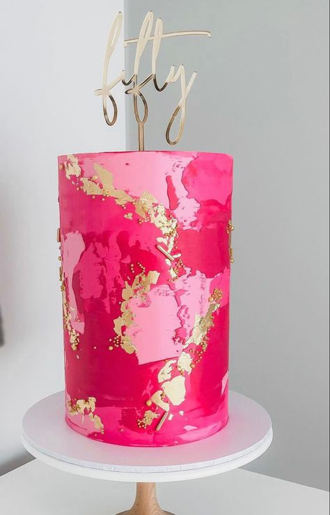 40th Birthday Barbie Theme, Pink Birthday Cakes For Women, Pink Gold Birthday Cake, Hot Pink Cakes Birthday For Women, Hot Pink 18th Birthday Cake, Shades Of Pink Cake, Pink Orange Gold Birthday Cake, Pink Cakes Birthday For Women, Pink 40th Birthday Theme