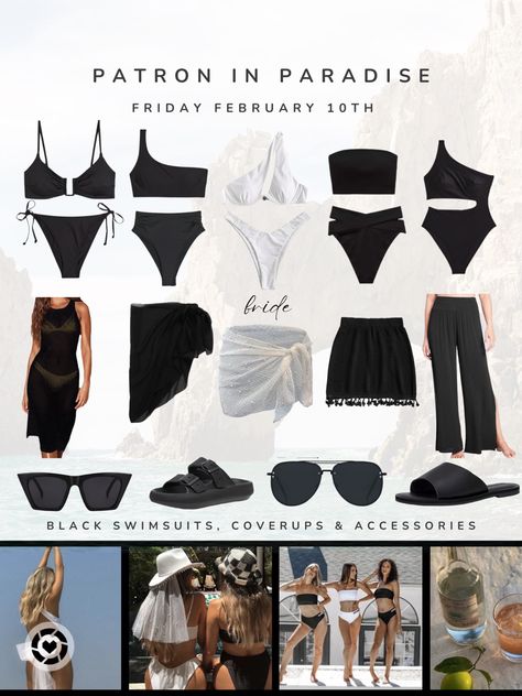 Bachelorette theme 2023 , bachelorette party outfit ideas for group Bachelorette Party Outfit Black, Bachelorette Outfit Themes, Engagement Themes, Bachelorette Pool Party, 30th Birthday Themes, Bachelorette Theme, Scottsdale Bachelorette, Dream Wedding Decorations, Bachelorette Themes