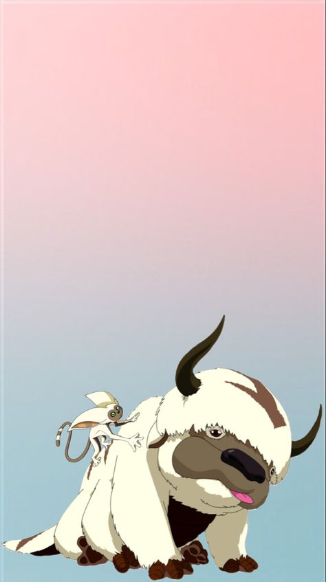 Avatar State Wallpaper, Appa Avatar Wallpaper, Appa Standing, Appa And Momo, Avatar The Last Airbender Wallpaper, Avatar Appa, Sky Bison, Appa Avatar, Avatar Ang