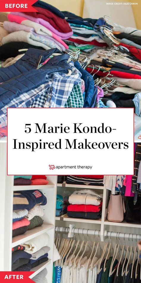 Marie Kondo KonMari Makeovers - KonMari Decluttered Before and Afters | Apartment Therapy