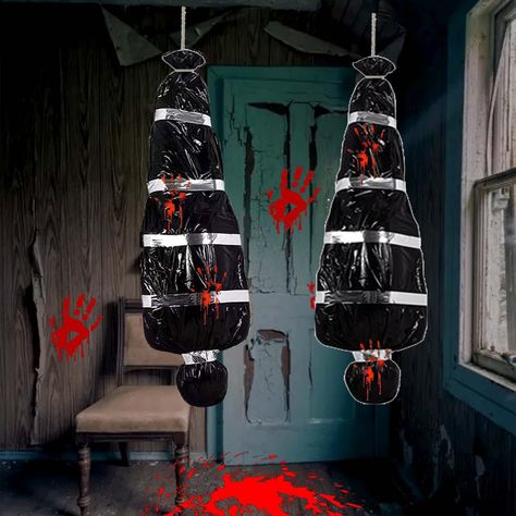 Amazon.com: 2pcs Halloween Decorations Dead Victim Props, Scary Inflatable Fake Corpse in Bag, Creepy Outdoor Dead Body Prop, for Halloween Party, Haunted House, Yard,Bathroom, Indoor Outdoor Decor : Patio, Lawn & Garden Patio Bathroom, Haunted House Party, Haunted House Props, Zombie Party, House Yard, Halloween Outdoor Decorations, Halloween Decoration, Haunted House, Lawn Garden