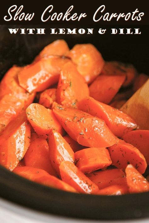 Crock Pot Carrots, Healthy Recipes Crock Pot, Slow Cooker Carrots, Slow Cooker Candy, Recipes Crock Pot, Recipe With Lemon, Candied Carrots, Carrots Recipe, Sweet Carrot