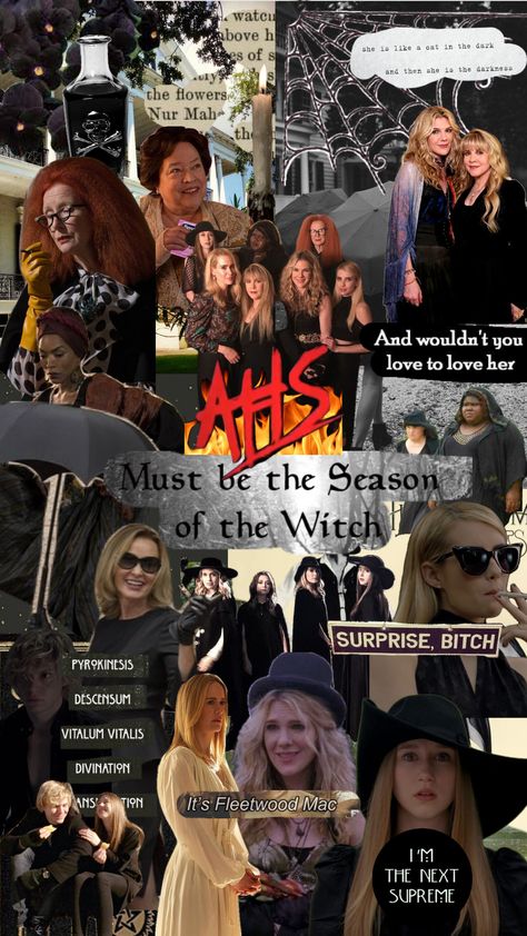 Aha Coven, Ahs Coven Aesthetic, Stevie Nicks Wallpaper, Coven Aesthetic, Witches Dinner, Witches Coven, Supreme Witch, Ahs Coven, Film Journal