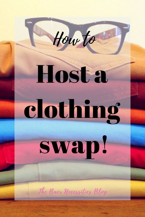 A clothing swap is the perfect fun event to do with your friends because it gives you an opportunity to exchange those items you cleared out of your closet over the Christmas holiday for items that you want in your wardrobe for the new year! But you could host this event at any time of the year (back to school, spring clean out, summer styles etc.)! Friends At College, Clothing Swap Party, Clothes Swap Party, Clothing Exchange, Swap Party, Clothes Swap, Clothing Swap, Spring Clean, Womens Ministry