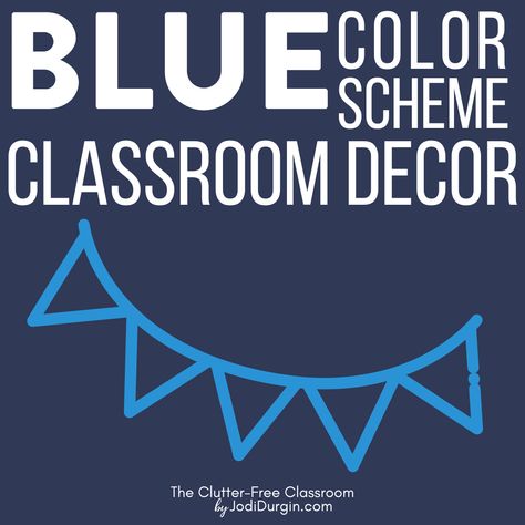 Classroom Teachers who need Blue Classroom Decor Ideas will find the inspiring photos & decorating tips by Clutter Free Classroom. 1st, 2nd, 3rd, 4th & 5th Elementary Educators wondering how to set up a classroom on a budget will be thrilled with the bulletin board inspo, photos, & DIY tips for setting up their rooms for back to school or a mid-year refresh to be encouraging. You'll also find classroom decor bundles & theme ideas to be quick & easy! Blue Classroom Decor Ideas, Navy Blue Bulletin Board Ideas, Navy Blue Classroom Theme, Blue Bulletin Board Ideas, Blue Classroom Theme, Blue Classroom Decor, Classroom On A Budget, Blue Classroom, Classroom Bulletin Boards Elementary