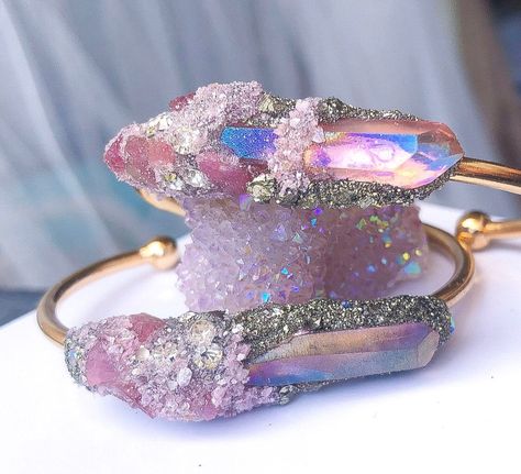 Raw Pink Tourmaline, Angel Protection, Peacock Ore, October Birthstone Jewelry, Crystal Cuff Bracelet, Pyrite Crystal, Angel Aura Quartz, Tourmaline Bracelet, Gift Girlfriend