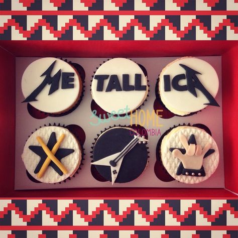 Metallica Birthday Party Ideas, Metallica Birthday Party, Metallica Birthday, Sugar Cookies, Random Stuff, 1st Birthday, Metallica, Sugar Cookie, Sweet Home