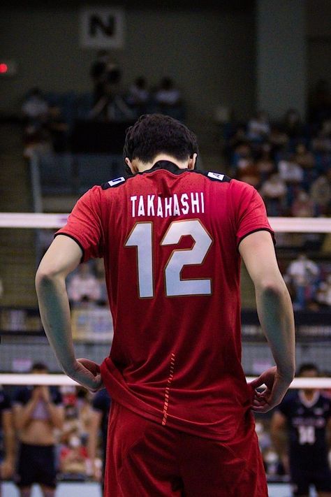 Ran Takahashi Back Jersey, Ran Takahashi Jersey 12, Ran Takahashi Jersey, Ren Takahashi, Ran Takahashi Boyfriend Material, Ran Takashi, Japanese Volleyball, Volleyball Jersey Design, Volleyball Team Pictures