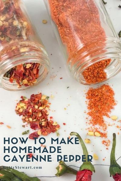 Dry Cayenne Peppers, Cayenne Pepper Recipes, Long Hot Peppers, Food Dehydration, Pepper Sauce Recipe, Homemade Hot Sauce, Spice Blends Recipes, Homemade Pantry, Hot Sauce Recipes