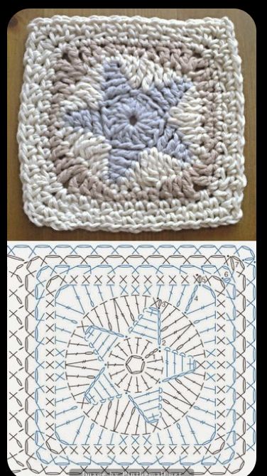 Crystal Granny Square, Crochet Granny Stars Pattern Free, Crochet Star Squares Pattern Free, Star Square Crochet Pattern, Star Granny Square Pattern Free, Crochet Star Granny Square Pattern, Crochet Star Square Pattern, Star And Moon Granny Squares, How To Crochet A Star Granny Square