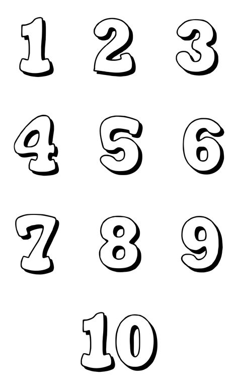 Printable Bubble Writing Numbers 1 10 Bubble Letter Fonts Numbers, 1 To 10 Numbers Design, Number Fonts Bubble, Number Printables Free Preschool 1-10, 2024 Bubble Letters, Numbers Bubble Letters, 1 Font Number, How To Write Numbers Fancy, Preschool Numbers 1-10