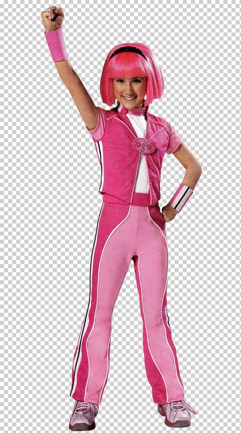 Lazy Town Girl, Lazy Town Stephanie Costume, Music Rules, Meet The Robinson, Lazy Town, Sora Kingdom Hearts, Disney Cartoon Characters, Pink Evening Dress, Discovery Kids