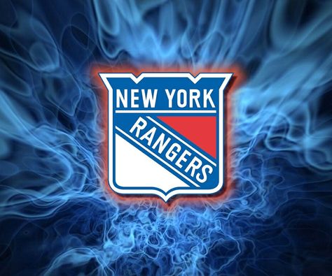 Rangers Wallpaper, New York Rangers Logo, Nhl Wallpaper, Nhl Logos, New York Rangers, Chicago Cubs Logo, Ice Hockey, Team Colors, Favorite Team