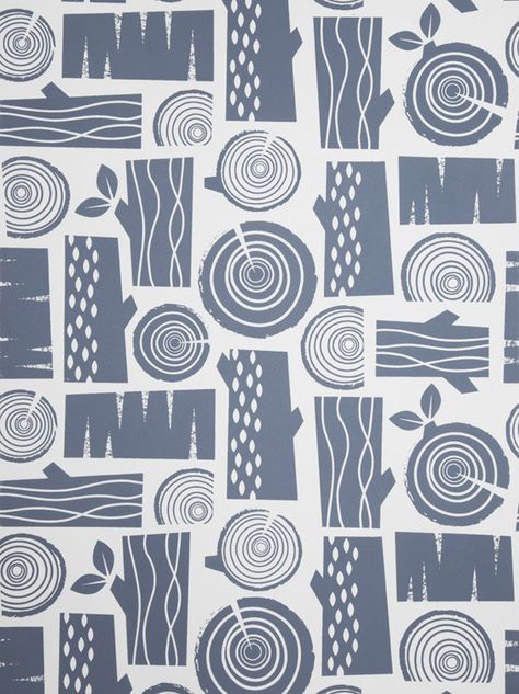 By TreeFall Design Wood Pile, Contemporary Wallpaper, Pretty Patterns, Tree Patterns, Wood Patterns, Kids Wallpaper, Textile Patterns, A Well, Wallpaper Ideas