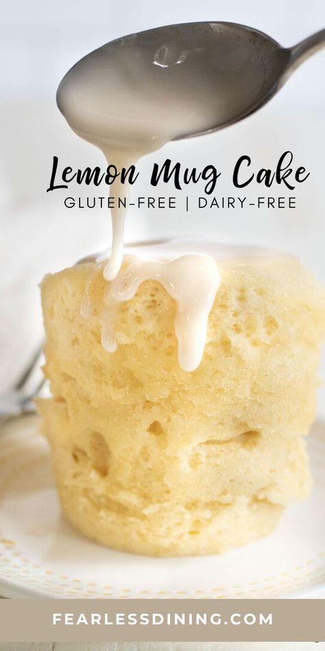 Gluten Free Mug Cake, Microwave Mug Recipes, Lemon Mug Cake, Vanilla Mug Cakes, Microwave Cake, Healty Dinner, Keto Mug Cake, Recetas Keto, Mug Recipes