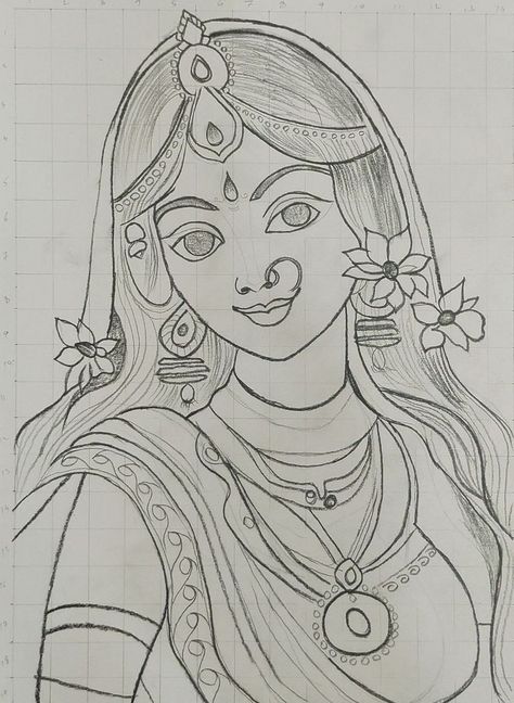 Radha Rani Canvas Painting, Radha Rani Drawing Pencil, Radha Drawing Pencil Easy, Radha Rani Mandala Art, Radha Rani Drawing Easy Sketch, Radha Painting Easy, Radha Drawing Pencil, Radha Drawing Easy, Radha Rani Paintings