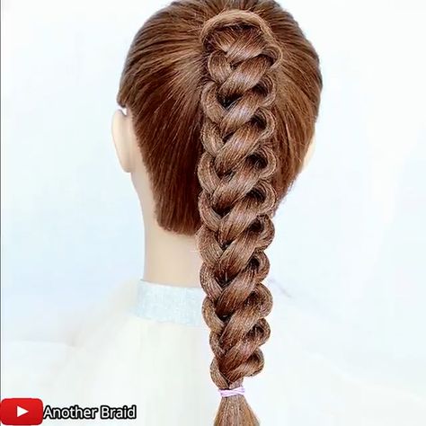 Zipper Sinnet Knot Braided Ponytail! 🪢💜 | Zipper Sinnet Knot Braided Ponytail! 🪢💜 | By Another Day Another Braid Hairstyles With A Ponytail, Ponytail With A Braid, Plaited Ponytail, Another Braid, Chain Braid, Dump Ideas, Knot Braid, A Ponytail, Braided Ponytail