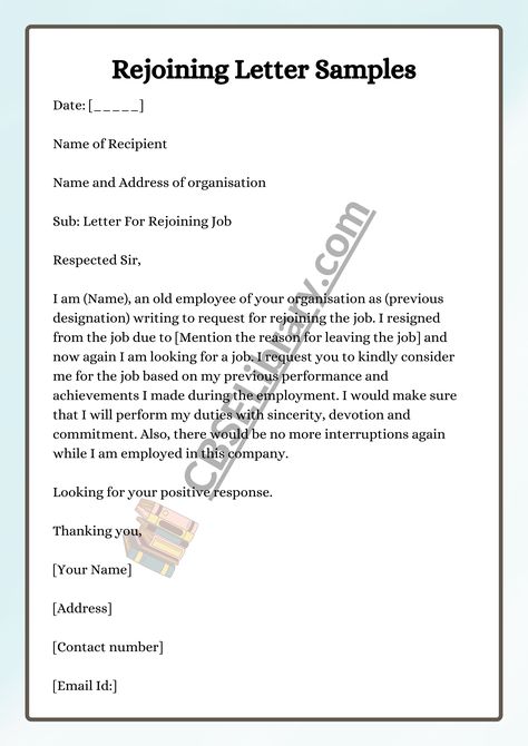 Rejoining Letter | Format and Samples of After Leave and Maternity leave - CBSE Library Letter Writing Samples, Writing Samples, Official Letter, Reason For Leaving, Medical Leave, Sick Leave, Letter Format, Letter Sample, Types Of Lettering